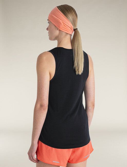 Icebreaker Sphere III canotta merino 125 cool lite donna, nero