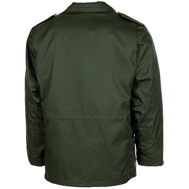 MFH Giacca da campo americana M66 con fodera trapuntata staccabile, verde OD