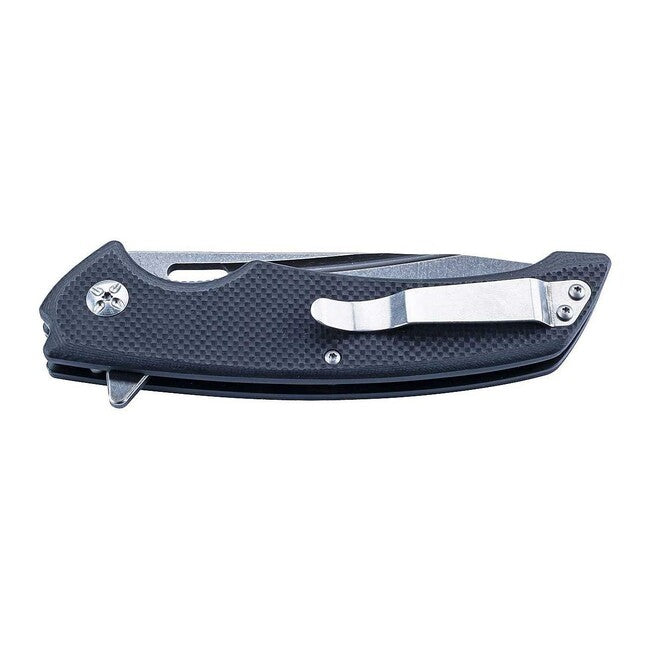 Herbertz TOP-Collection coltello a una mano 10 cm, nero, Stonewash