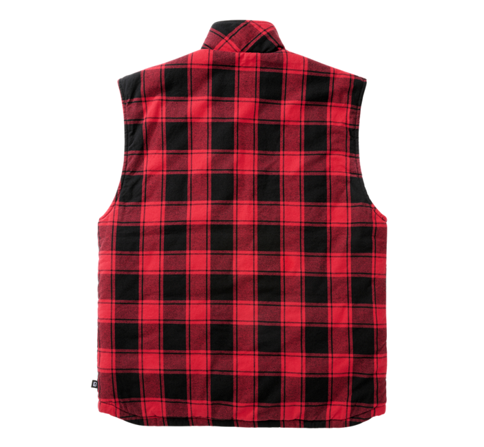 Brandit Lumber gilet, rosso/nero