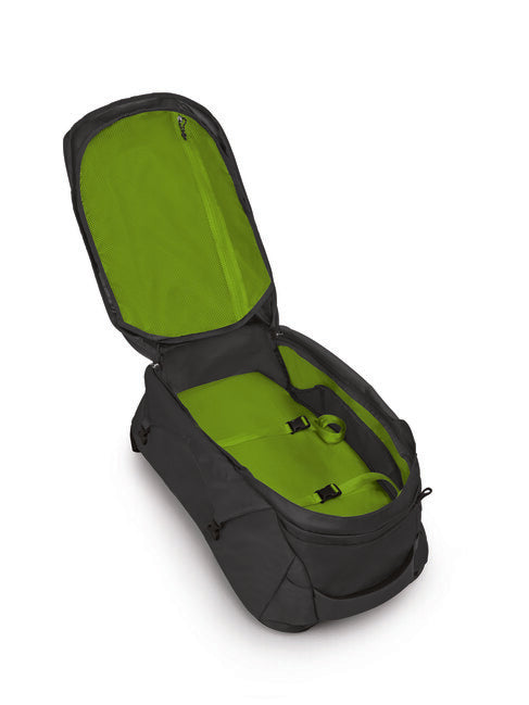 Osprey Farpoint 40 zaino da viaggio, grigio visione a tunnel