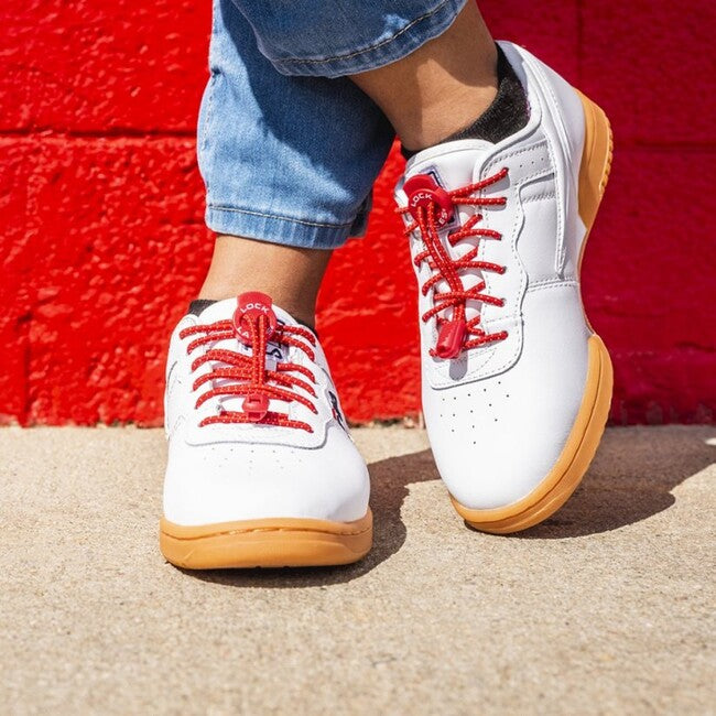 Lock Laces lacci per scarpe, rosso