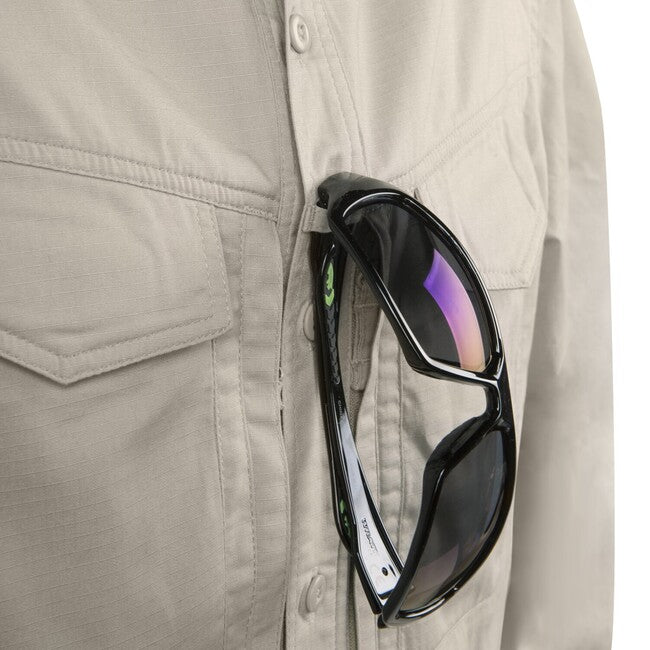 Helikon-Tex Defender Mk2 camicia a maniche lunghe - Policotone Ripstop , Verde oliva