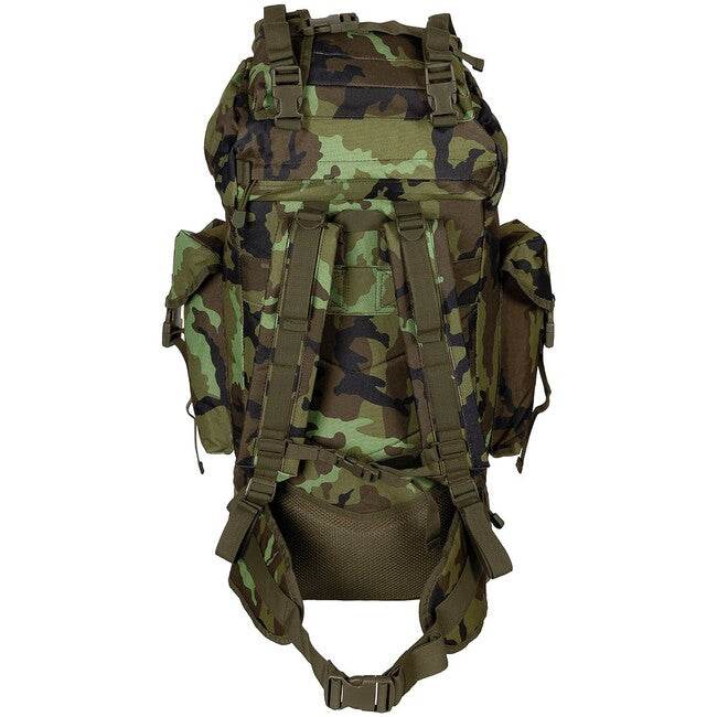 MFH Zaino MOLLE 65L, barra in alluminio, m95 cz camo