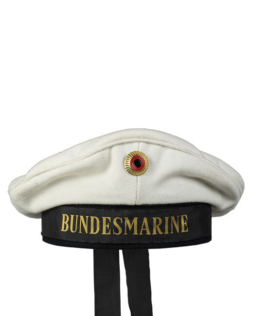 Mil-Tec berretto da marinaio, Bianco con mostrine