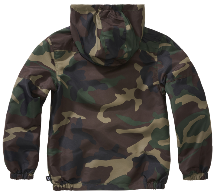 Brandit Kids Frontzip giacca a vento , woodland