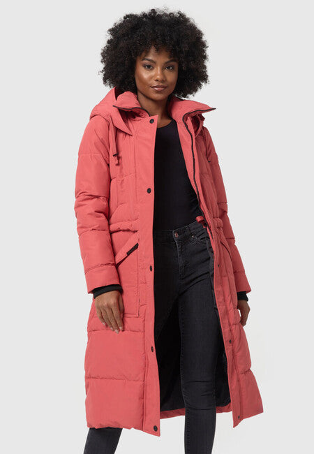Marikoo Ayumii giacca invernale da donna con cappuccio, rouge