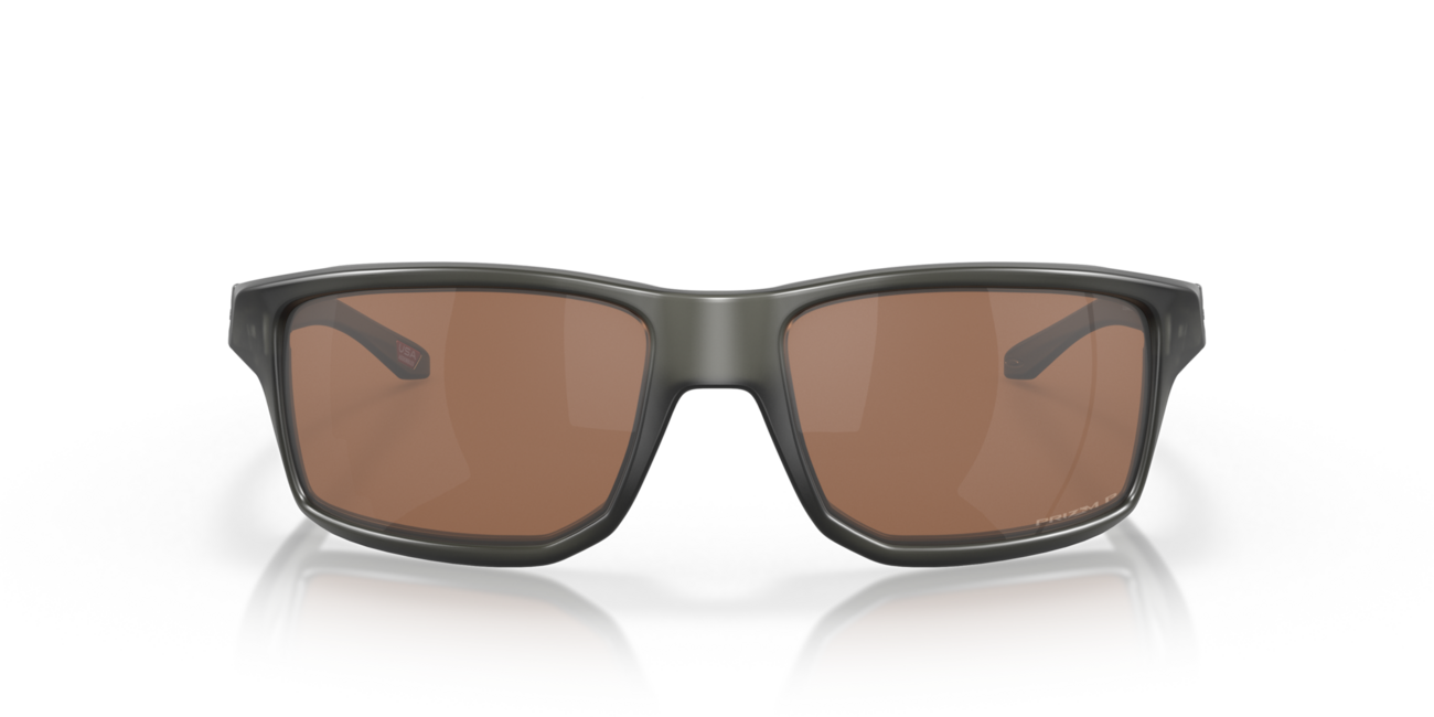 Oakley Gibston occhiali da sole con telaio Matte Grey Smoke e con le diapositive Prizm Tungsten Polarized 61