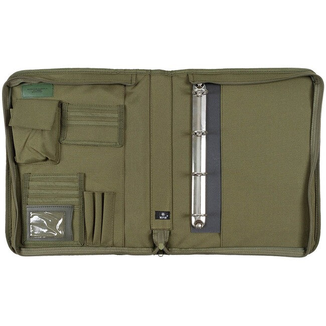 MFH Cartella portadocumenti A4, verde OD