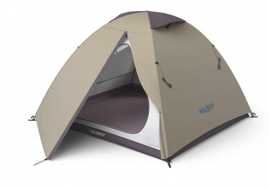 Husky Bizam 2 Plus trekový stan pre 2 osoby, Black Coating light brown