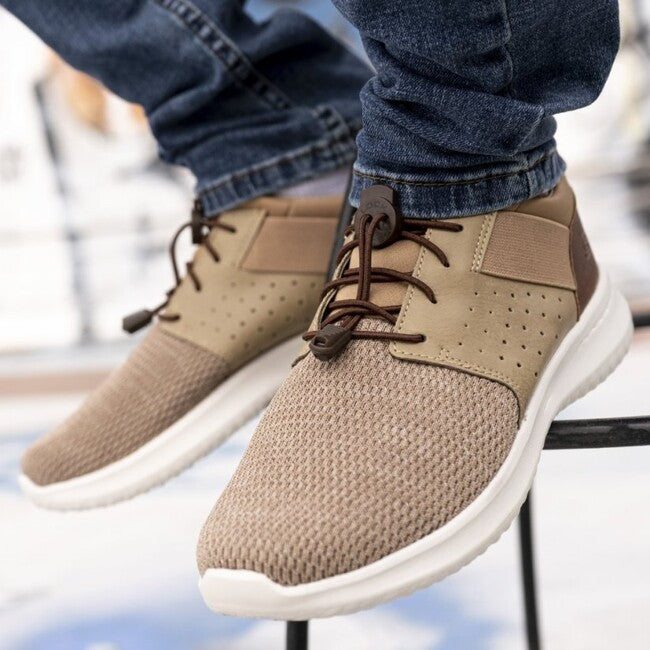 Lock Laces lacci per scarpe, marrone