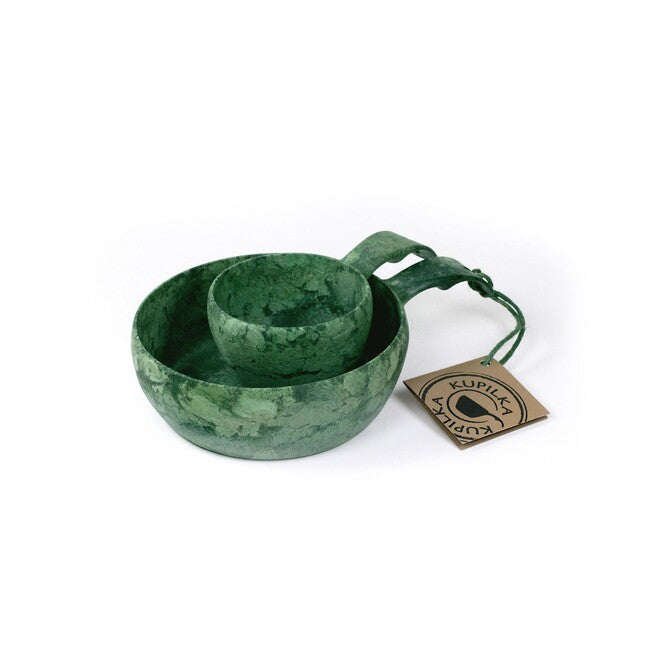 Kupilka 55 + 21 set di ciotola e tazza, verde