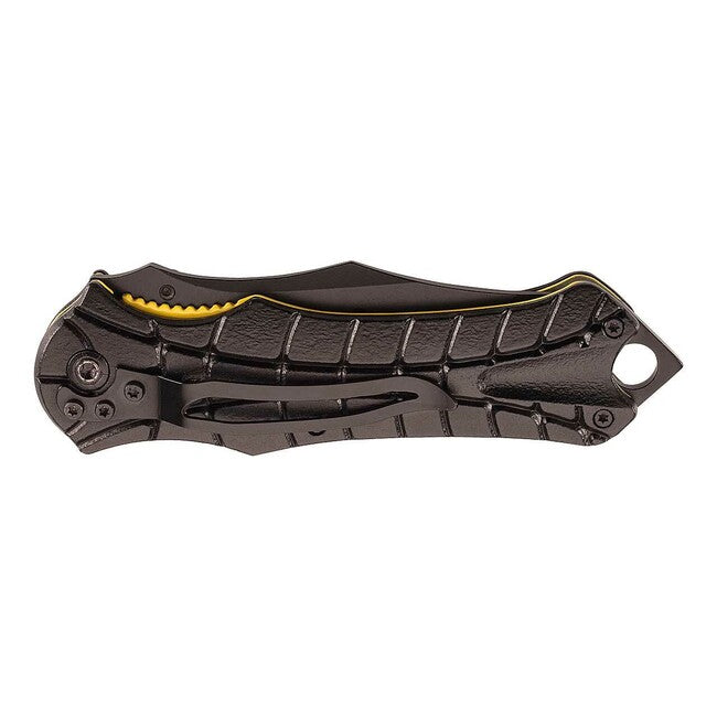 Herbertz 8,7 cm coltello nero-giallo alluminio acciaio