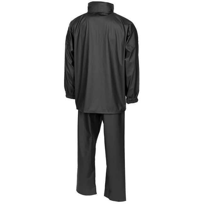 MFH Premium tuta antipioggia, nera