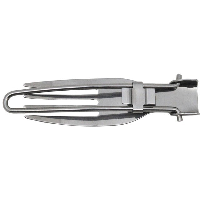 Fox Outdoor Forchetta pieghevole, acciaio inox