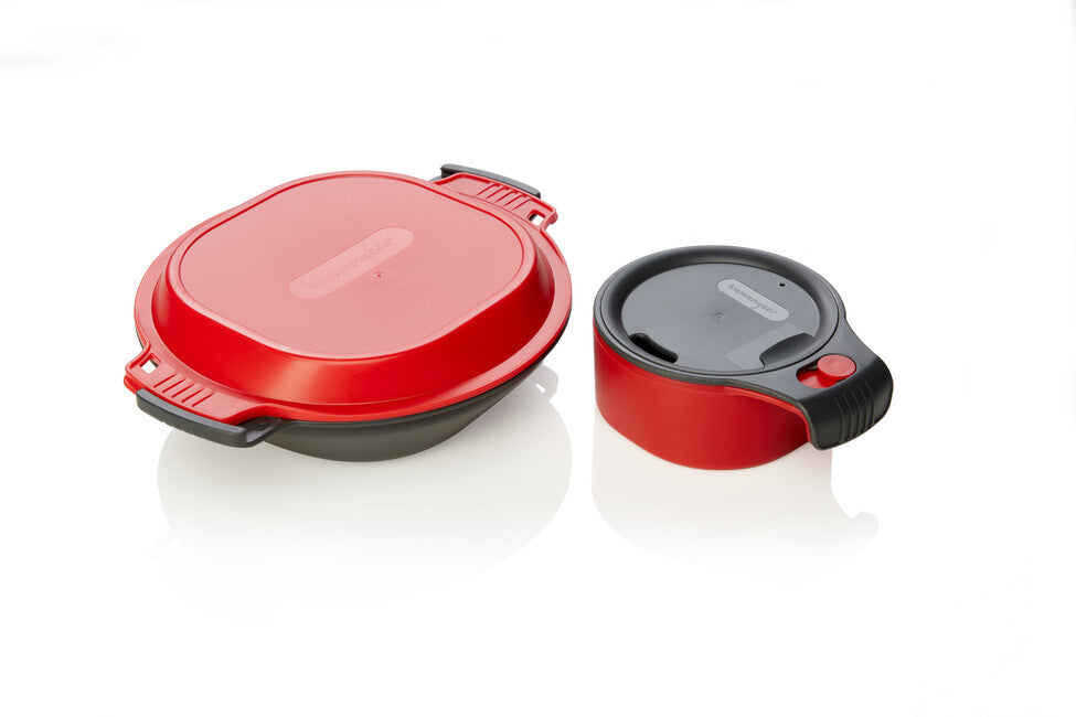 Humangear GoKit lunchbox, rosso carbone Deluxe