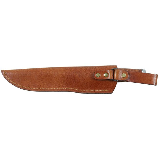 Fox Outdoor Ranger 16 coltello manico in pelle con fodero, con custodia