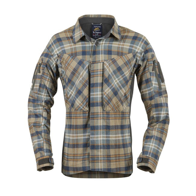 Helikon-Tex MBDU camicia di flanella , plaid blu