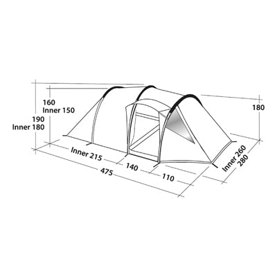 Robens Doppio Sognatore tenda per 5 persone