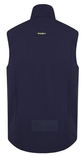 Husky Salien gilet softshell, blu scuro