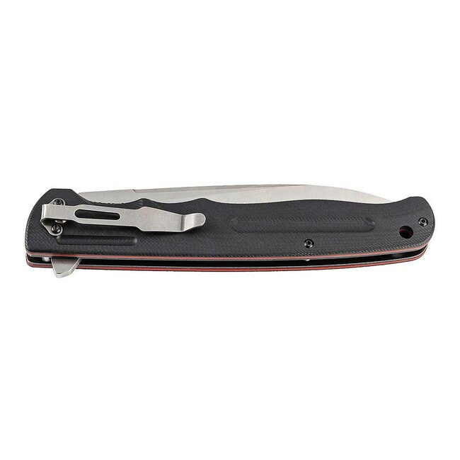 Herbertz Coltello a una mano 13,5 cm acciaio inox G10, rosso-nero