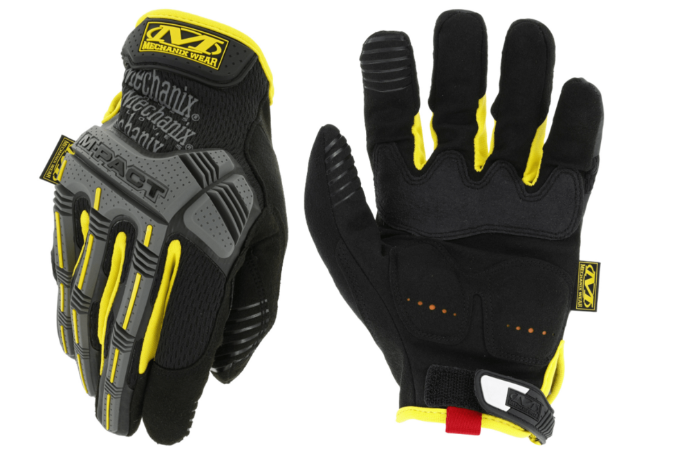Mechanix M-Pact guanti da lavoro nero/giallo