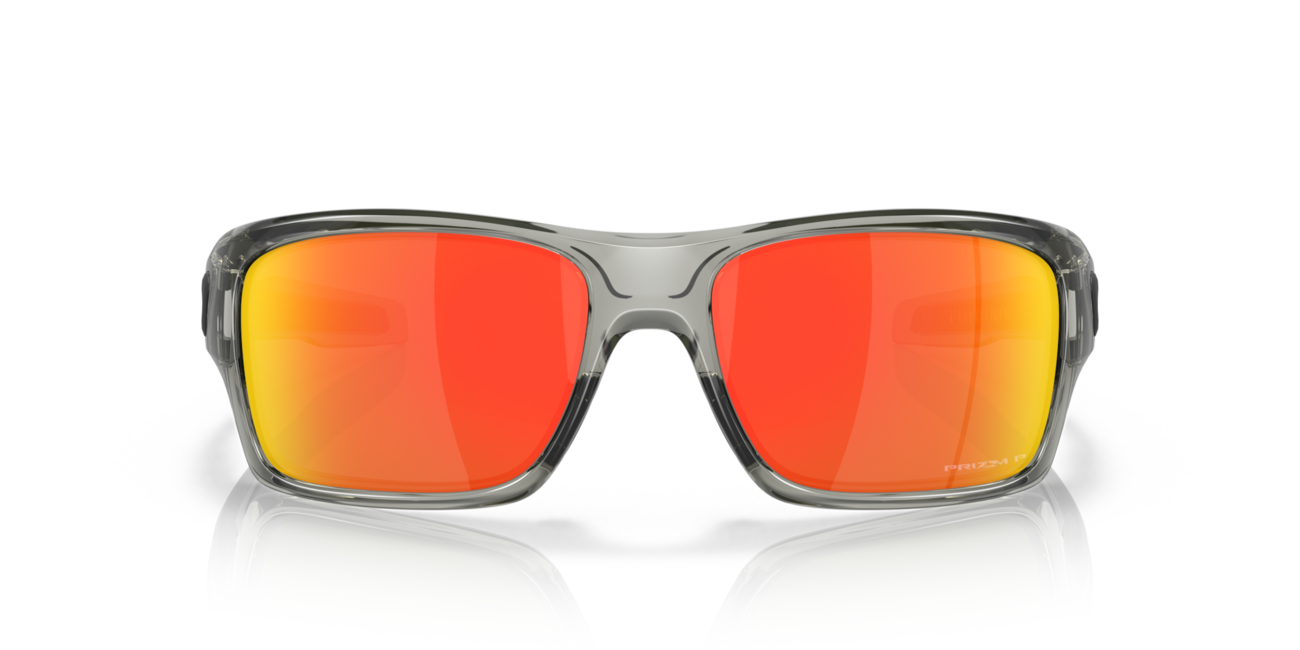 Oakley Turbine occhiali da sole con telaio Grey Ink e con le diapositive Prizm Ruby Polarized 65