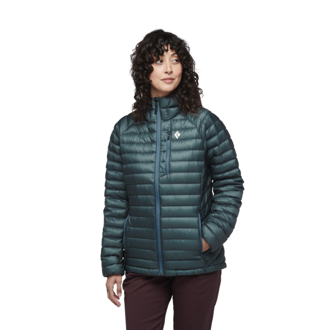 Black Diamond Approach piumino da donna, blu creek