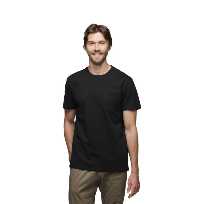 Black Diamond Project camicia da uomo a maniche corte, nero