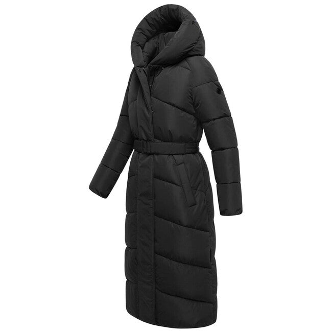 Navahoo EISBLICK giacca invernale lunga da donna, nera