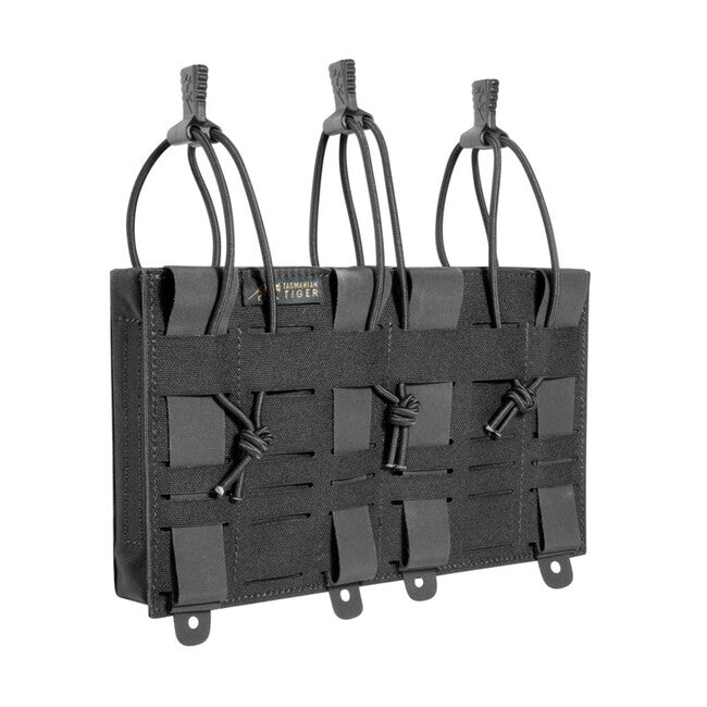 Tasmanian Tiger M4MKIII portacaricatori 3 sgl mag pouch bel, nero
