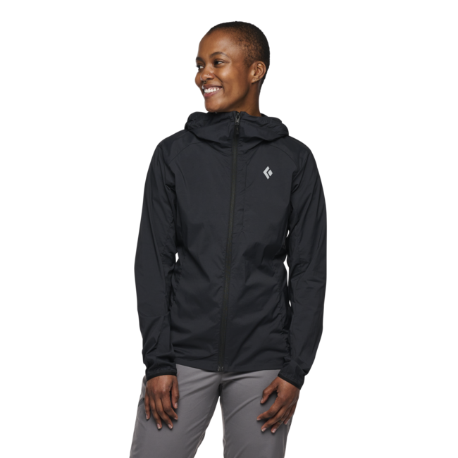 Black Diamond Alpine Start Hoody giacca softshell ultraleggera, nera