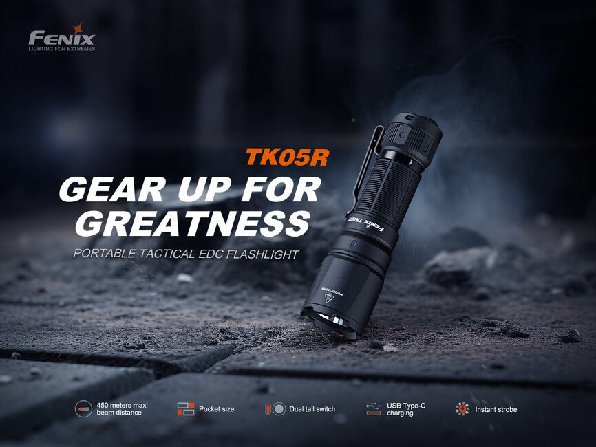Fenix TK05R torcia led ricaricabile
