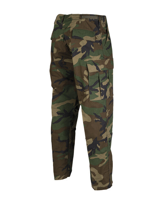 Mil-Tec Pantaloni US BDU da Campo rip-stop Woodland