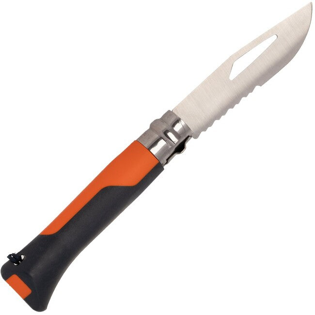 Opinel N°08 Coltello pieghevole vri outdoor inox, arancione
