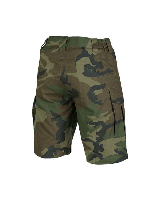 Mil-Tec Assault pantaloni corti ripstop Woodland