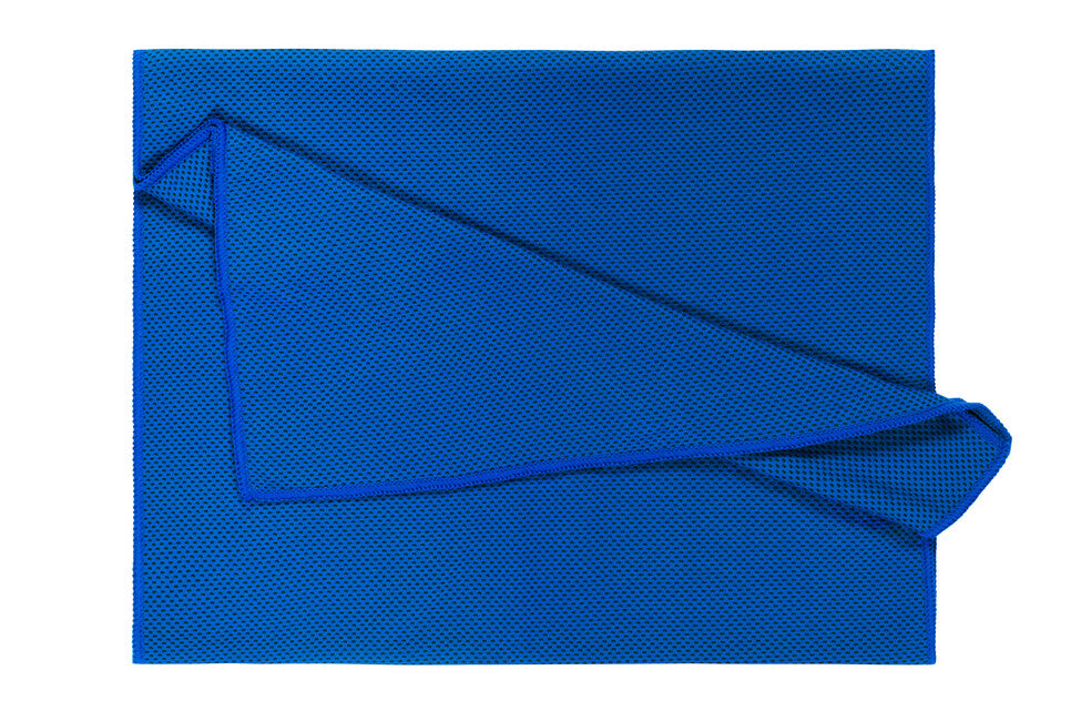BasicNature CoolSport asciugamano sportivo 30 x 100 cm, blu
