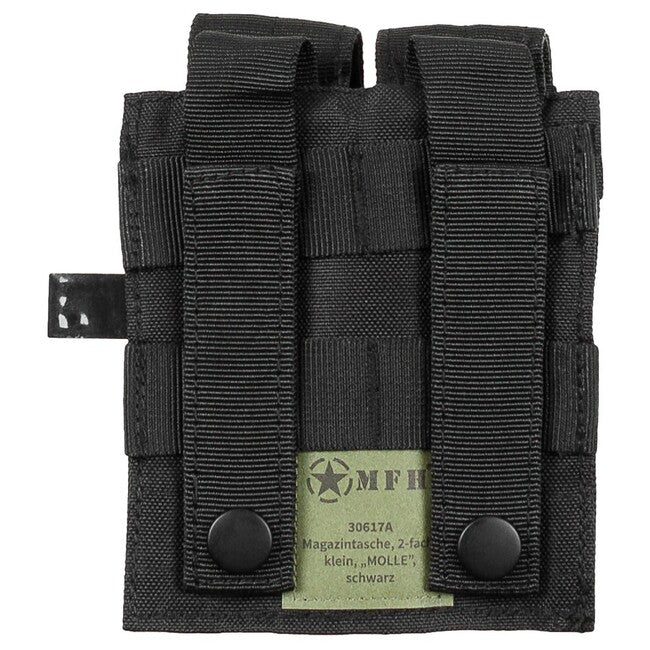 MFH Fondina doppia MOLLE, nera