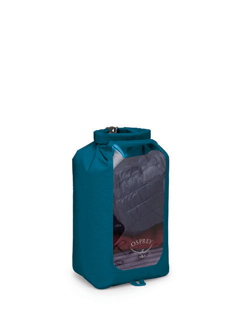 Osprey Sacca impermeabile Dry Sack 20 con finestra, blu petrolio