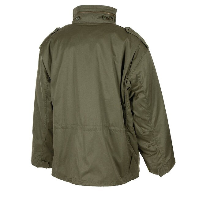 MFH Giacca da campo americana M67 con fodera trapuntata staccabile, verde OD