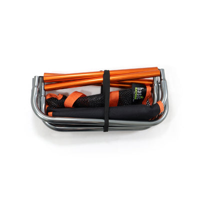 BasicNature Compact 2.0 sedia pieghevole nero / arancio