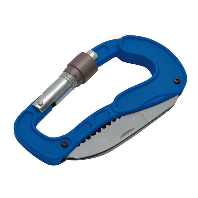 Baladeo ECO212 moschettone Cliff + 2 lame, blu