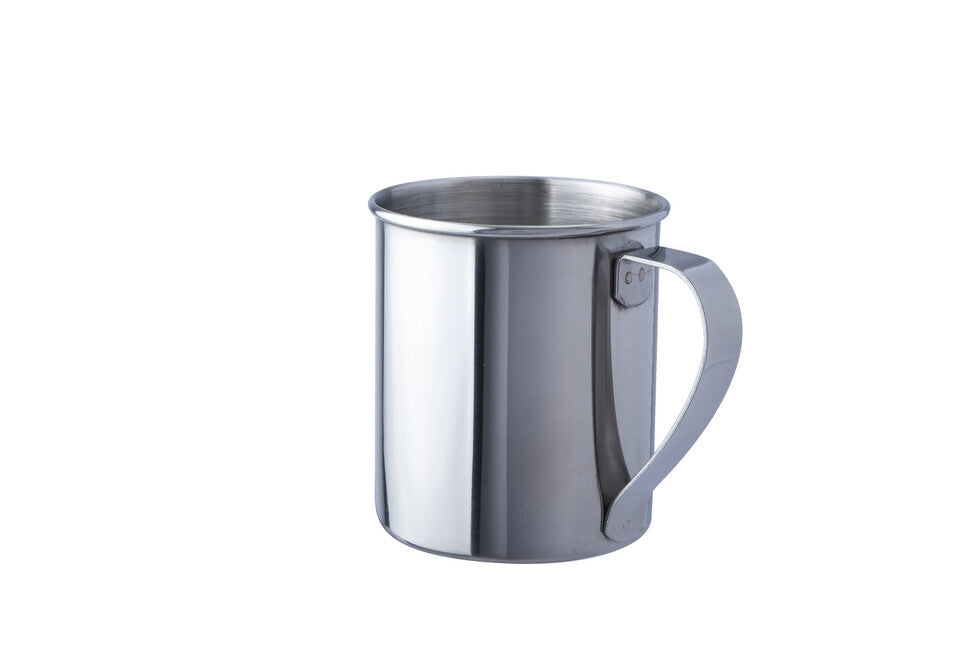 BasicNature Boccale in acciaio inox, lucido 0,3 l