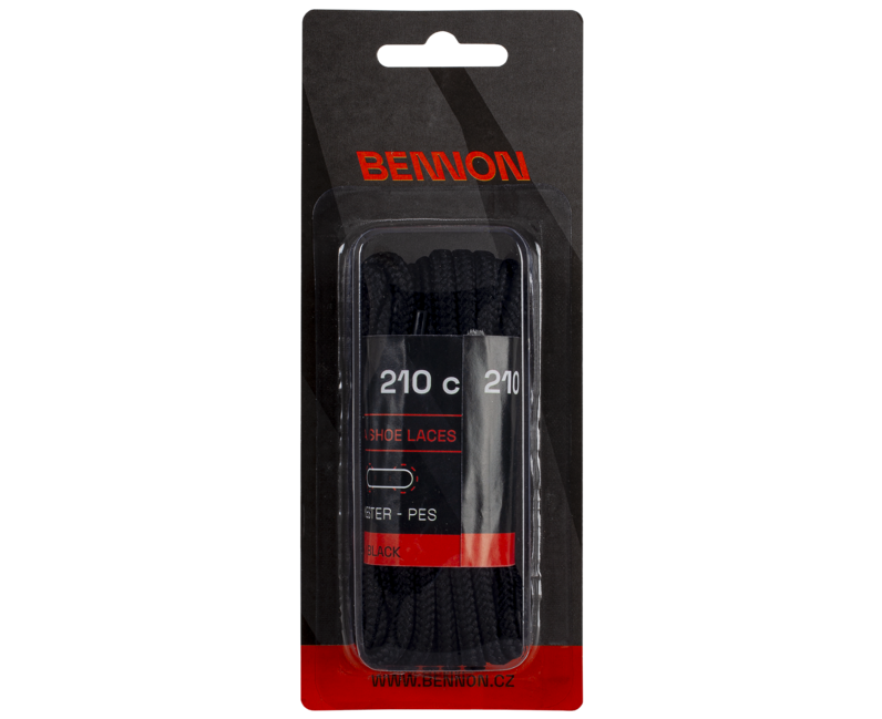 BENNON Lacci per scarpe laces nero box 210 cm