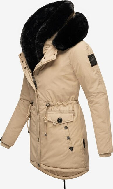 Navahoo Sweety Deluxe parka invernale da donna, tortora