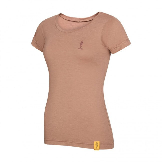 Patizon Camicia a manica corta in merino da donna, clove
