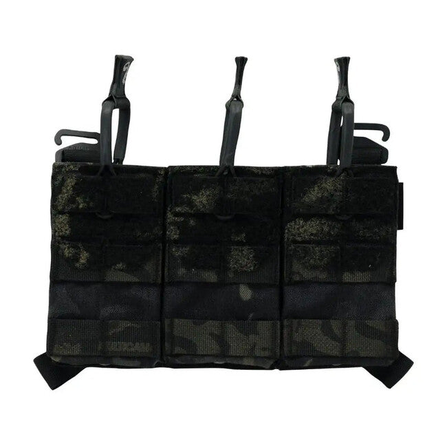 Agilite AG3 Placard Custodia tripla per caricatori, nero multicam