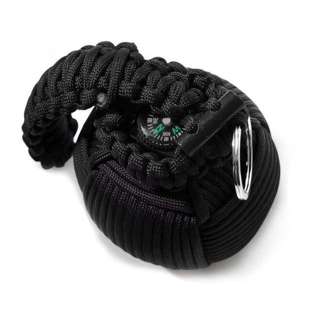 WARAGOD Menel kit di sopravvivenza in paracord, verde