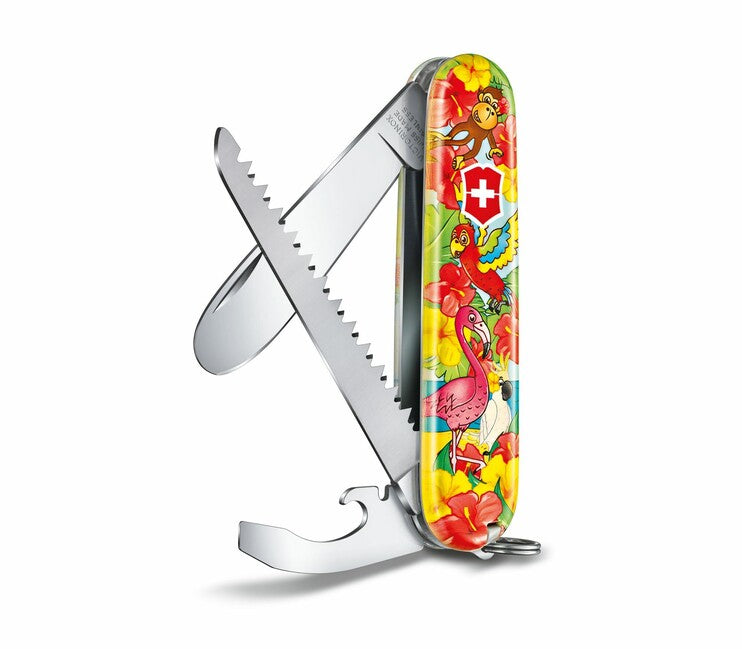 Victorinox My First Animal Edition coltello multifunzione per bambini pappagallo 9 funzioni