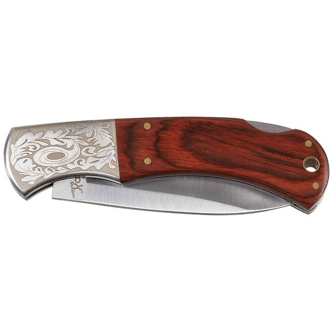 Fox Outdoor Jack coltello manico in legno ornamenti
